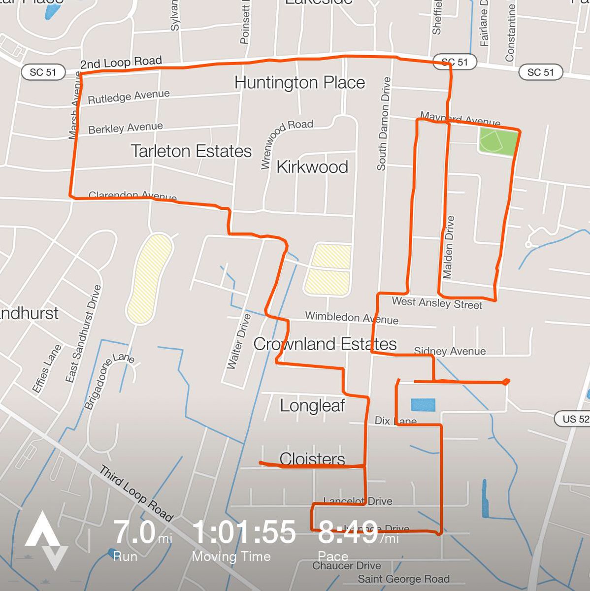 mkfoxworth's tweet photo. Check out my run on Strava.
https://t.co/0h1sXNOgFW #RedLoop @RagnarTrail https://t.co/KI5TLFrUAl