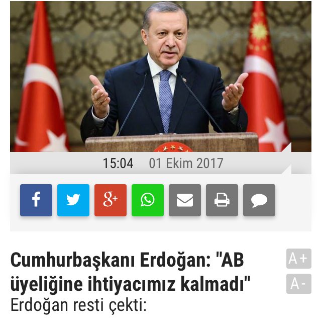 Buna bile inanan var bu ülkede! Borcumuz almış başını gitmiş ama Avrupa Birliği'ne ihtiyacımız yokmuş. Batıyoruz lan batıyoruz!