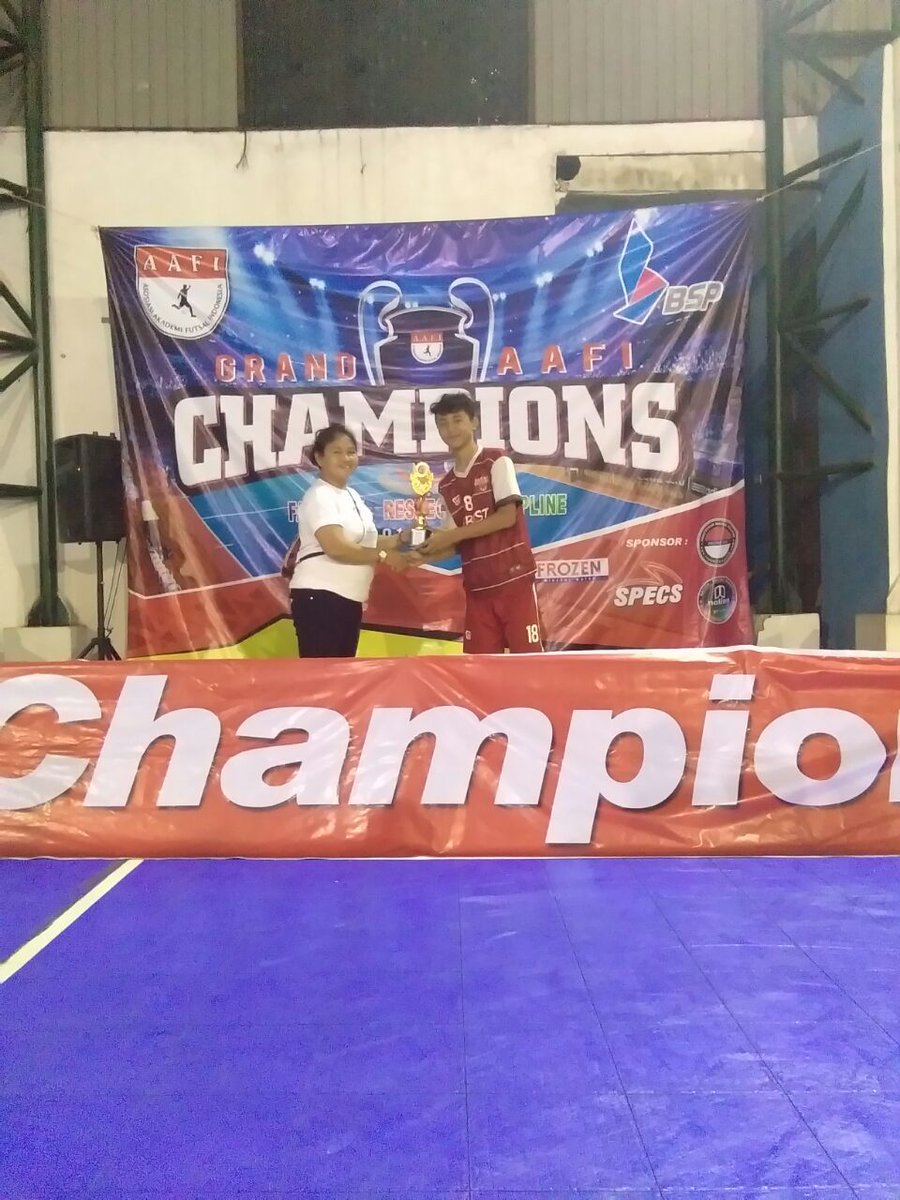 Top score Grand Champione Liga AAFI U-16 2017 dari AF BBS (Bogor)