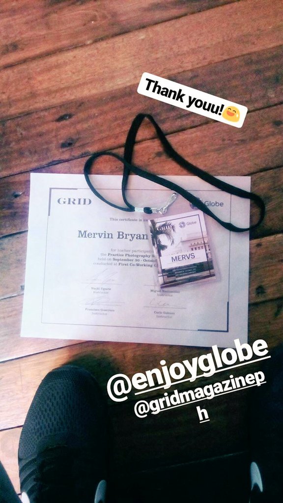 doofenshmervs's tweet photo. Thank you thank youThank youuu! Grid Magazine and @enjoyGLOBE sa workshop!! Also to sir Nachi Ugarte 😅🙆😳 #GRIDwashere #nowplayingeverywhere https://t.co/oAWkM2ujoT