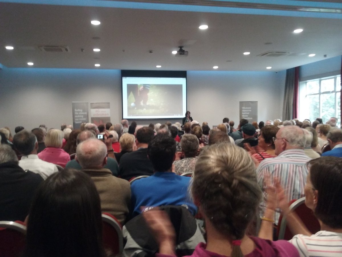 IrelandStandUp's tweet photo. #Unbroken2017 We will not be silenced. #savethe8th #Savelives #LoveBoth Packed crowd #Cork https://t.co/D0iQT9Ny9x