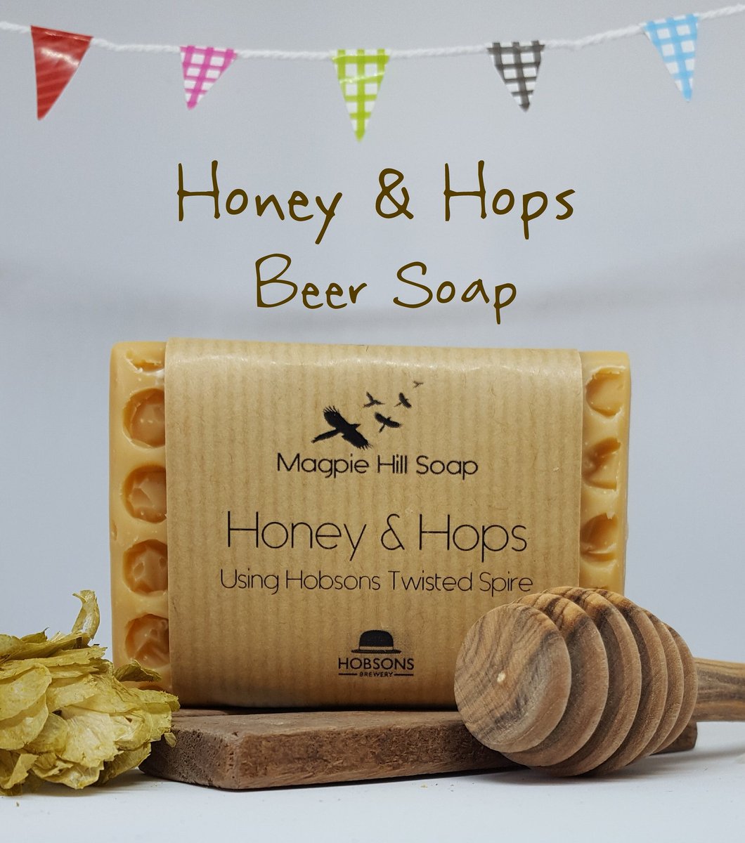 MagpieHillSoap's tweet photo. New Beer Soap! Using my local @HobsonsBrewery amazing Twisted Spire Ale &amp; Shropshire Stout #beersoap #beer #soap
https://t.co/DrRo2M0NMP https://t.co/PJJu9rad7u