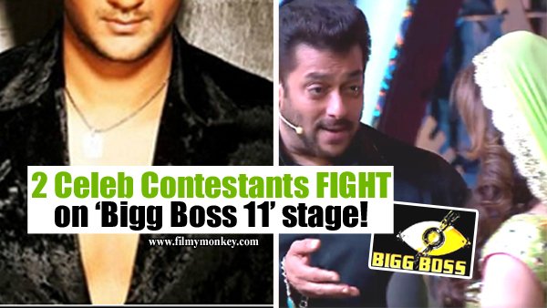 FilmyMonkey's tweet photo. #BiggBoss11: Old foes #AngooriBhabhi #ShilpaShinde #VikasGupta FIGHT infront of #SalmanKhan b4 entering house! https://t.co/Z6EykzmYqz #BB11 https://t.co/aLBaMdlYW2