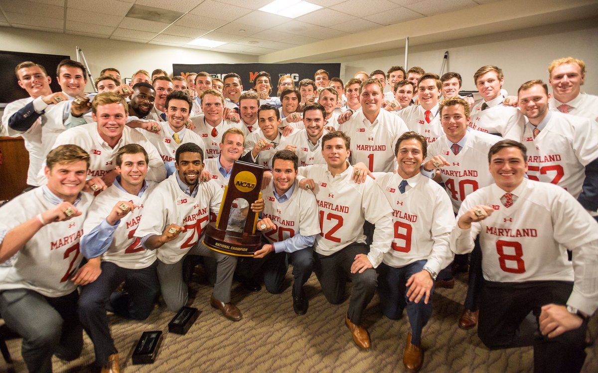 TerpsMLax's tweet photo. 💍💍💍💍💍

The 2017 National Champs officially received their rings last night! #BeTheBest https://t.co/tmqJqcarDV