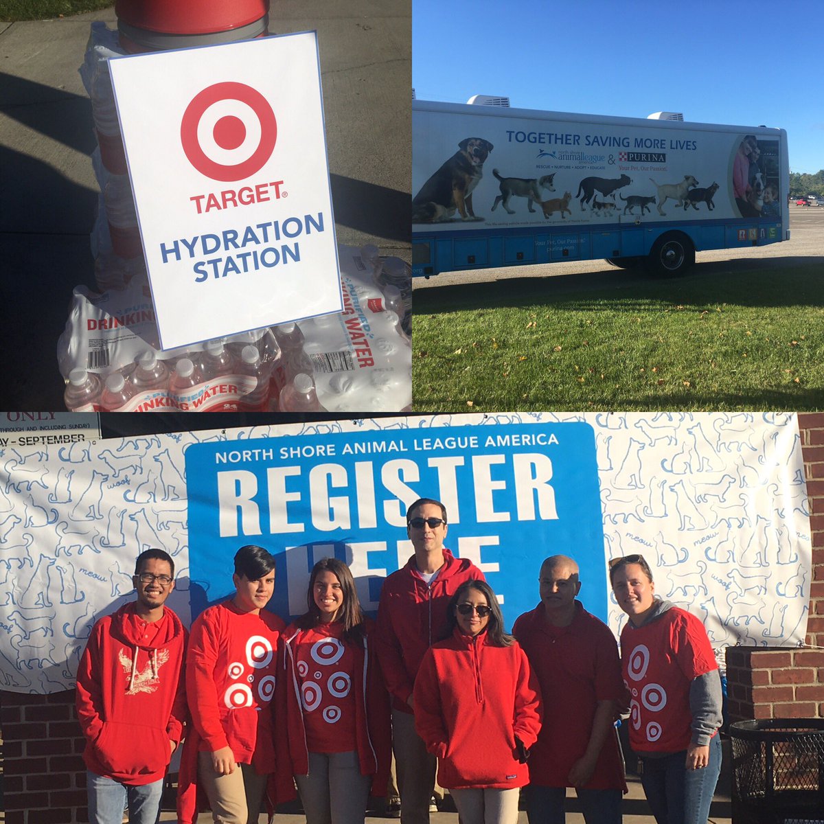 The Port Washington crew out volunteering! #walk&amp;wag thanks for the supplies D455 &amp; D469!