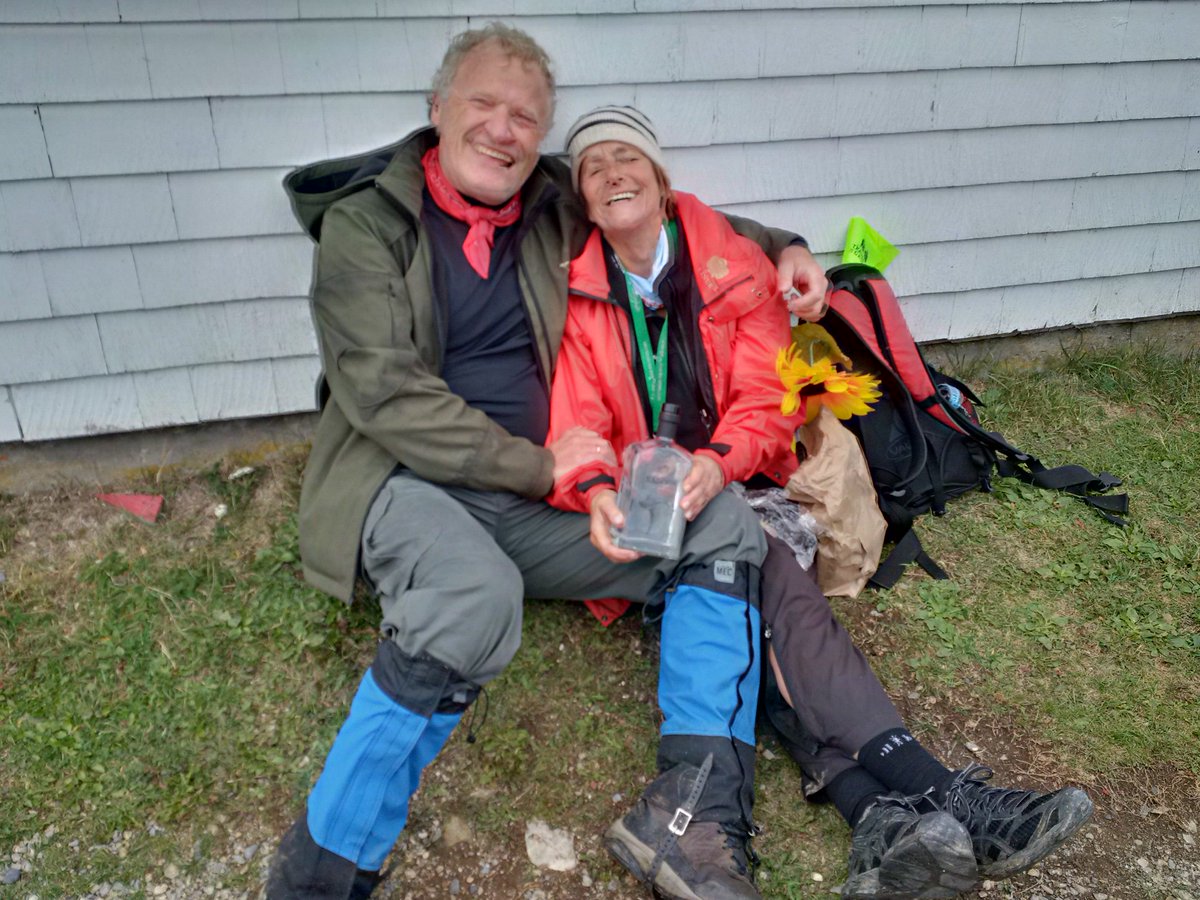 HikerHaynes's tweet photo. Au revoir Gaspé, et merci. Fin des Traversées de la Gaspésie. Cap Percé with Claudine Roy, Founder @Quebecmaritime https://t.co/0XWfTDIpAR