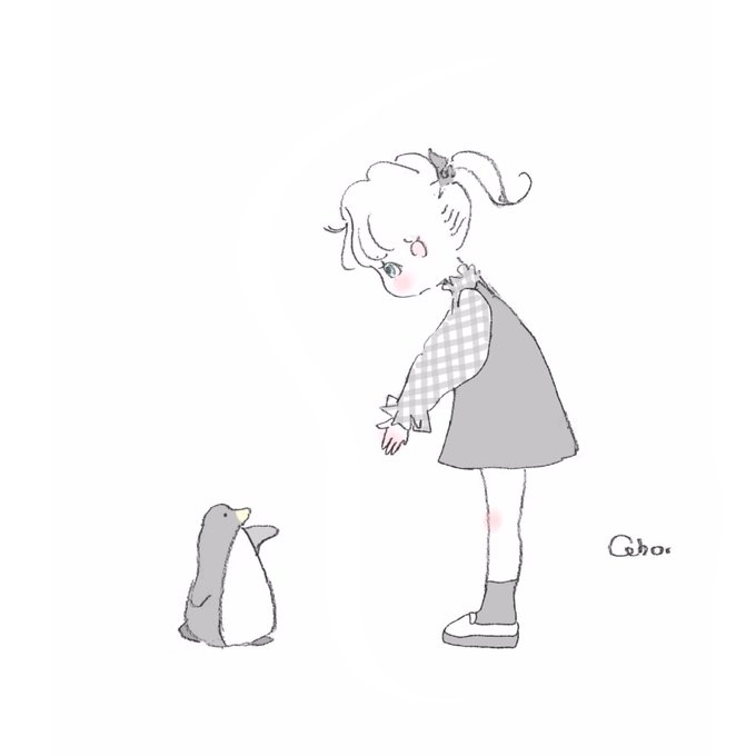 「女の子 ペンギン」のTwitter画像/イラスト(人気順)