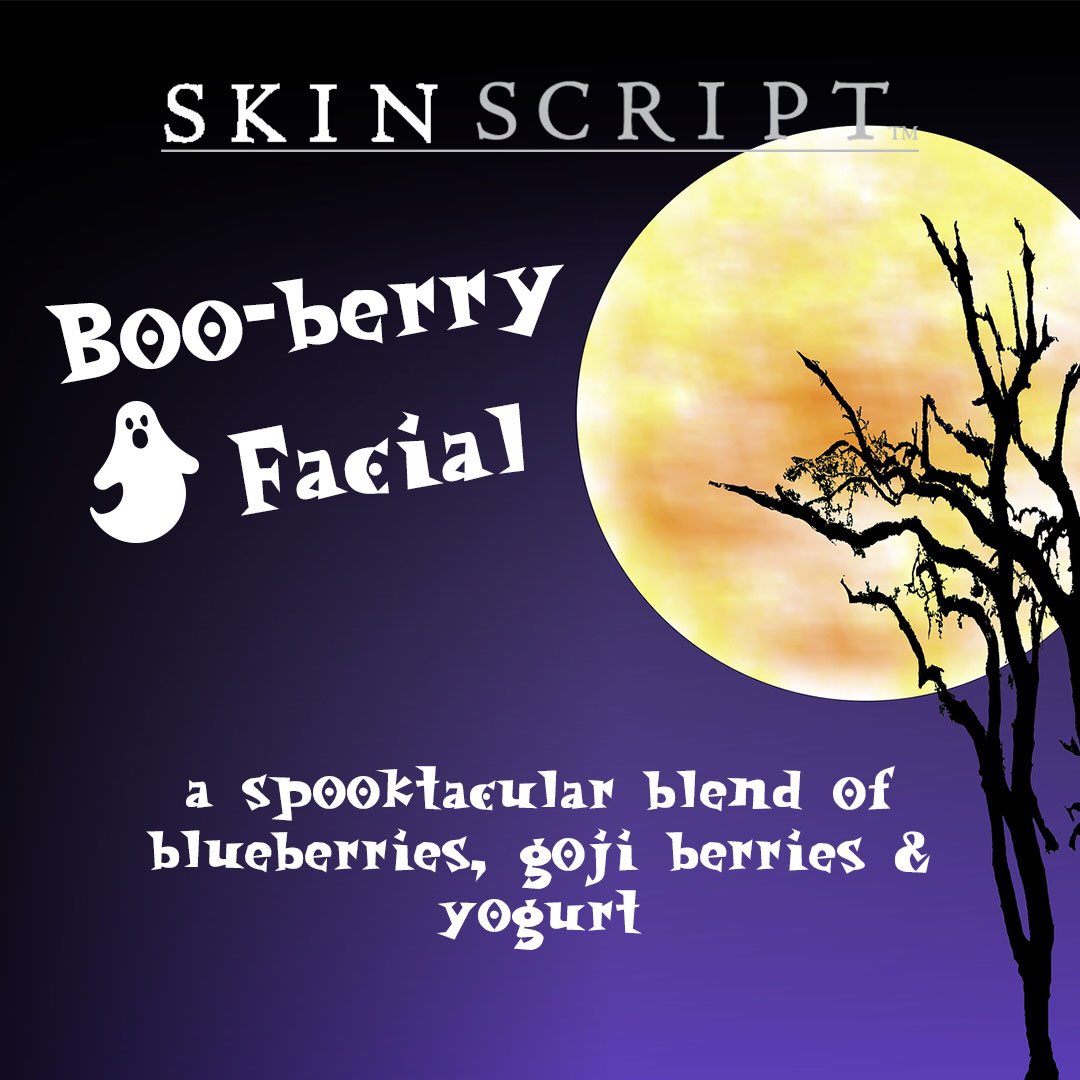 It's Boo-berry Facial time!
