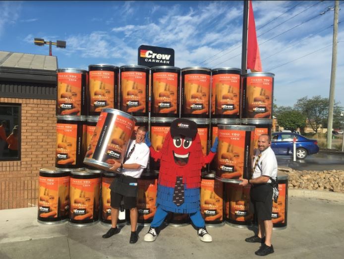 Crew_Carwash's tweet photo. Today is the last day to receive a FREE #FastWax just by donating a canned good item #HungerCrew https://t.co/zGqEXiMq3d