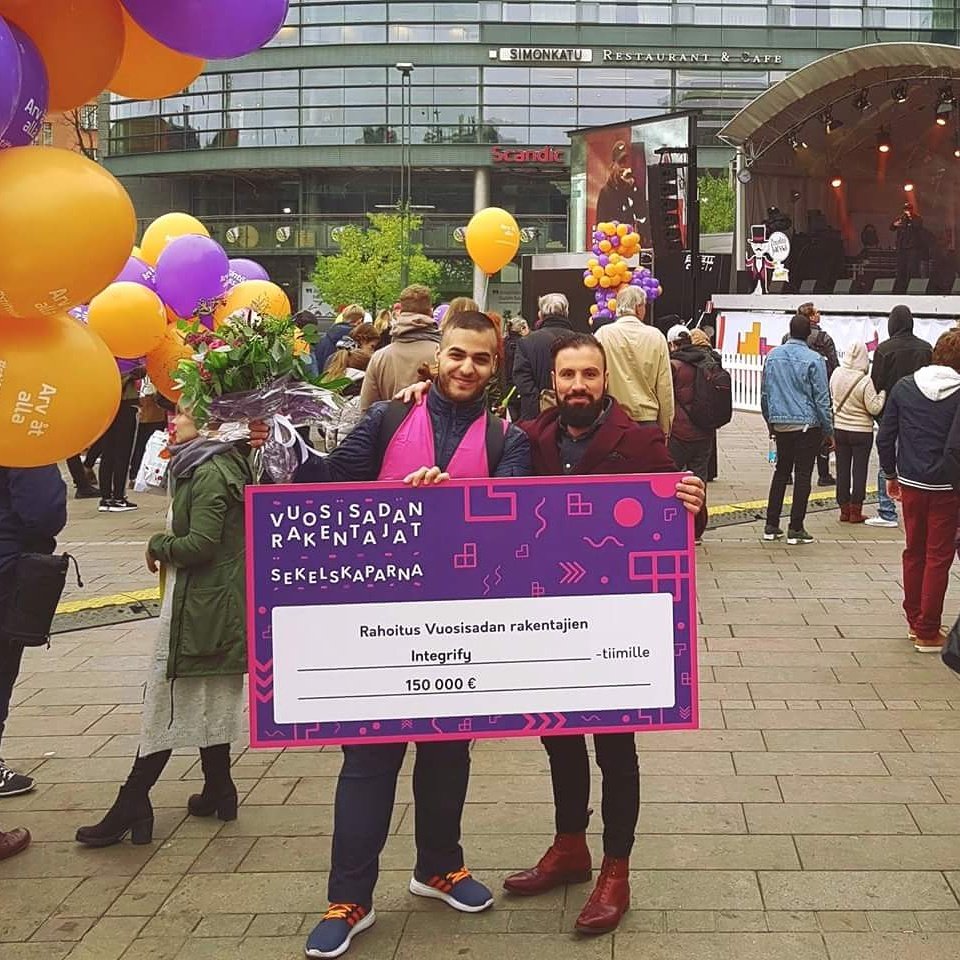 So excited to announce that Integrify was one of the winners at VR and received a 150 000e award!

#vuosisadanrakentajat  #Integrify #WINNER