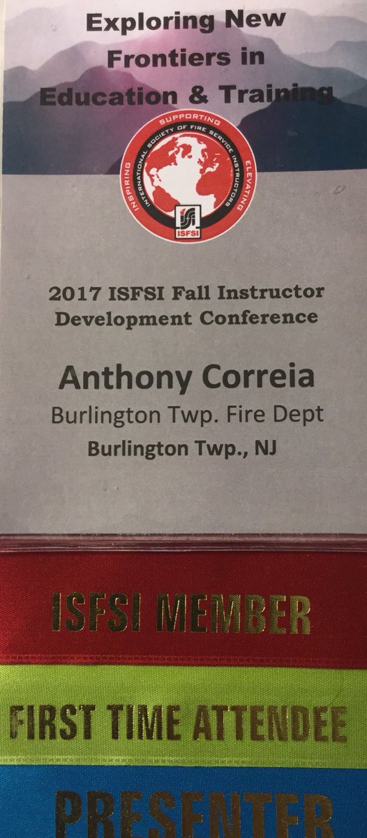 Tcorreia's tweet photo. @FireInstructors #ISFSI2017 Excellant Educational Program. One of the best I’ve participated in. Thanks for the opportunity to be part of it https://t.co/lvlg12QfjM