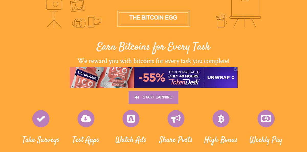 BitcoinEggWorld's tweet photo. Earn #Bitcoins for every Task your Complete! Visit us at https://t.co/nv1Coau8sZ
#EarnBitcoins #BitcoinEgg #EarnFreeBitcoins #EarnCryptos https://t.co/5X88IWu5dR