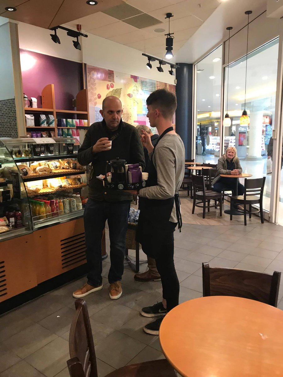 HanleyStarbucks's tweet photo. Happy international coffee day ☕ we've been in-store today tasting our Guatemala single origin blend with customers👍
#partnercraft https://t.co/dJgYM1bKmx