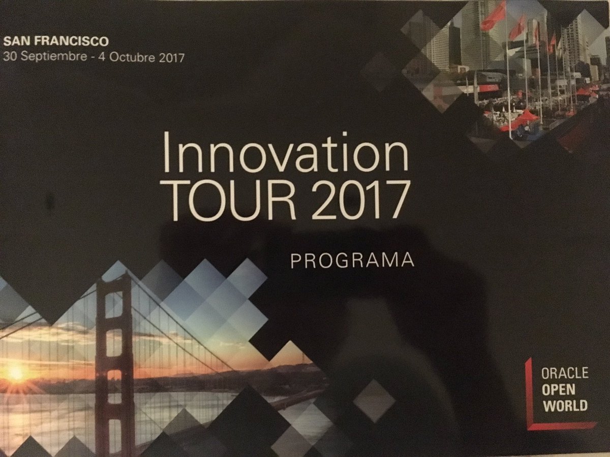 Carmenpizarro's tweet image. Arranca el #OracleInnovation17 en el seno del #OOW. Disfrutando de #SanFrancisco y de la maravillosa expedición española de #CIO y #Partners