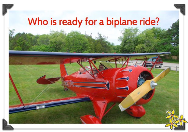 CapeCodAirfield's tweet photo. It's another great day for a biplane ride over the Cape. Call us and book your ride, it's so much fun! #capecod #sightseeing #capecodtravel https://t.co/GbWq0ceIwT