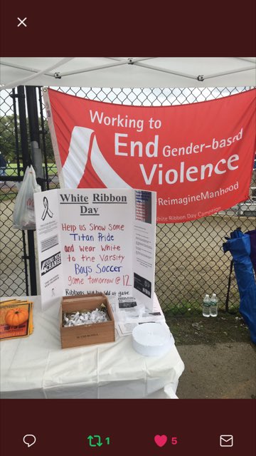 PemTitansSoccer's tweet photo. Great day yesterday at the white ribbon game! Thank you to everyone who came out! https://t.co/jmY9y88IDm