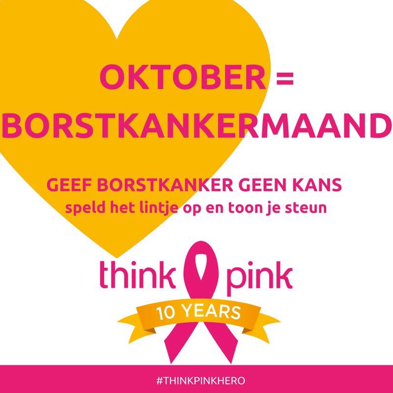 LibellenK's tweet image. Oktober = #borstkankermaand. Deel dit bericht, want samen geven we borstkanker geen kans! #thinkpink #thinkpinkhero #Kortenberg