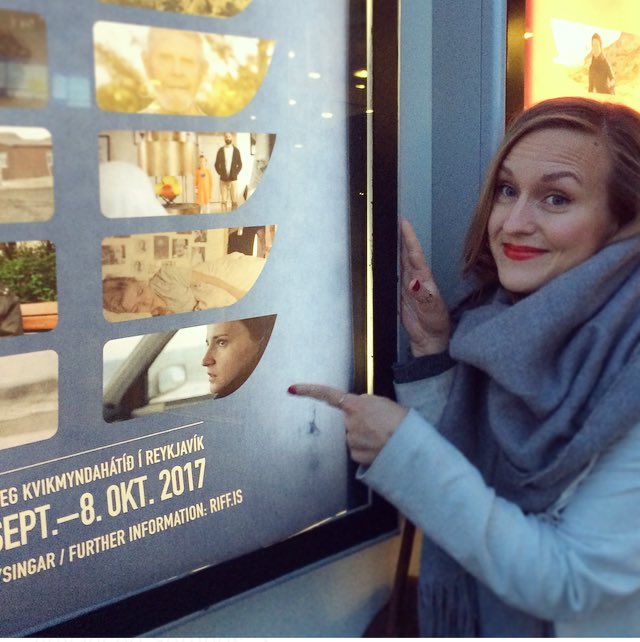 MayaLindh's tweet photo. There it is..! 🎬❤️#Heiðin 
#reykjavikfilmfestival #2017RIFF #háskólabíó #movieposter #director https://t.co/y6PiEswFhc