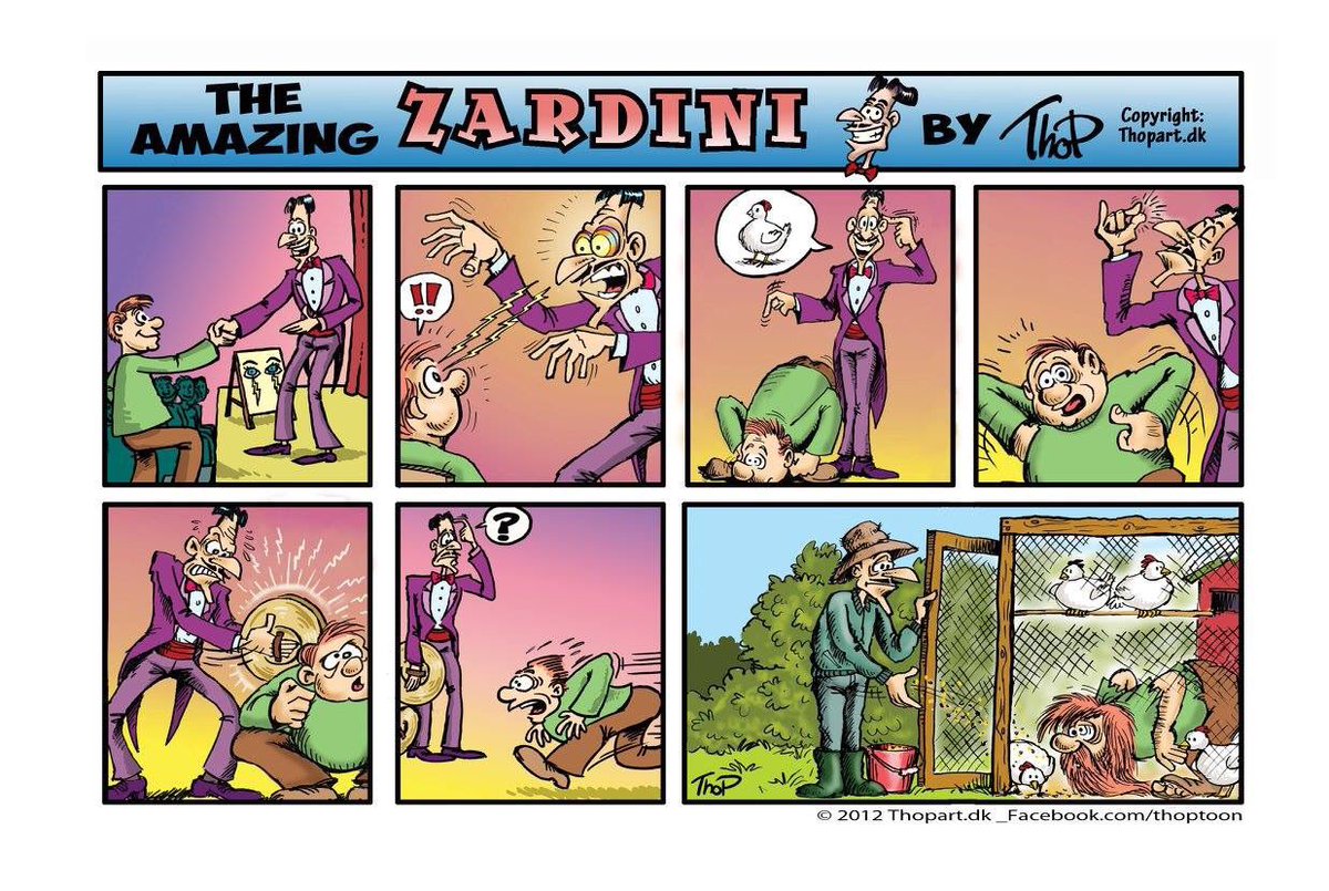 #theamazingzardini #magic #magician #cartoon #thopillustrations #thopart #magictrick #playboy #bunnies #magicbunny #comicstrip #thop