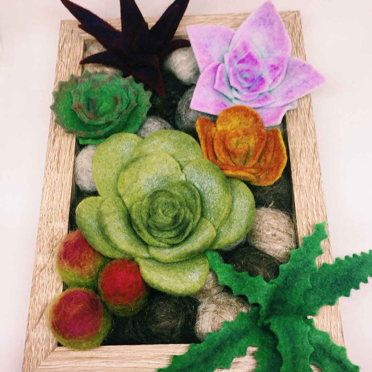 WhatKTDidMCR's tweet photo. Enjoyed making these today #felt #handmade #succulents #crafts @_makersmarket @makersmarketmcr @CraftHappyDaily https://t.co/h54VQOhvaK