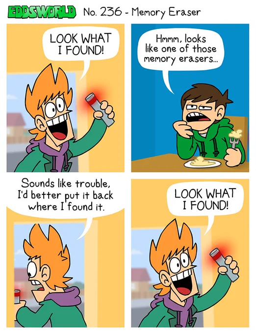 I forgot what this comic is about... written and illustrated by @TobiKnitt. Read more at https://t.co/0jw3wBRYxK 