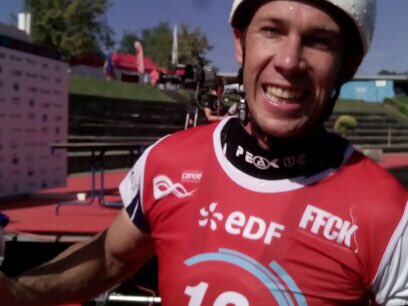 Borris Neveu vice champion du Monde en #kayak #slalom extrême #pau2017 Bagnères-de-Bigorre