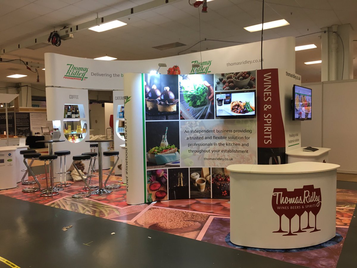 ThomasRidleyFS's tweet photo. Our stand is all set up and ready for the @RestaurantShow tomorrow. Will we see you there? Stand UH60!  #TRS2017 https://t.co/HyYQ22bco6