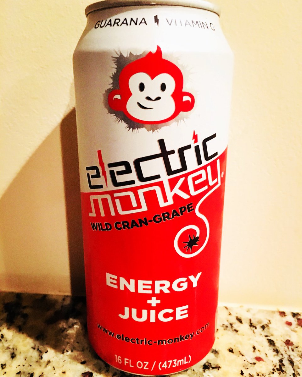 EnergyDrinkJosh's tweet photo. #MonkeySunday #SundayMonkey #ElectricMonkeySunday #ElectricMonkeyCranGrape #ElectricMonkey #CranGrape #CranberryGrape #EnergyDrink https://t.co/x9gOs00AuX