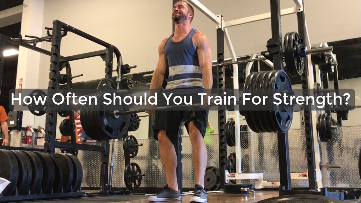 CodyBidlow's tweet photo. New Article: How often should you train for strength?

https://t.co/zmYtubuOcj

#StrengthTraining #StrengthAndConditioning https://t.co/gUYl1dUmk2