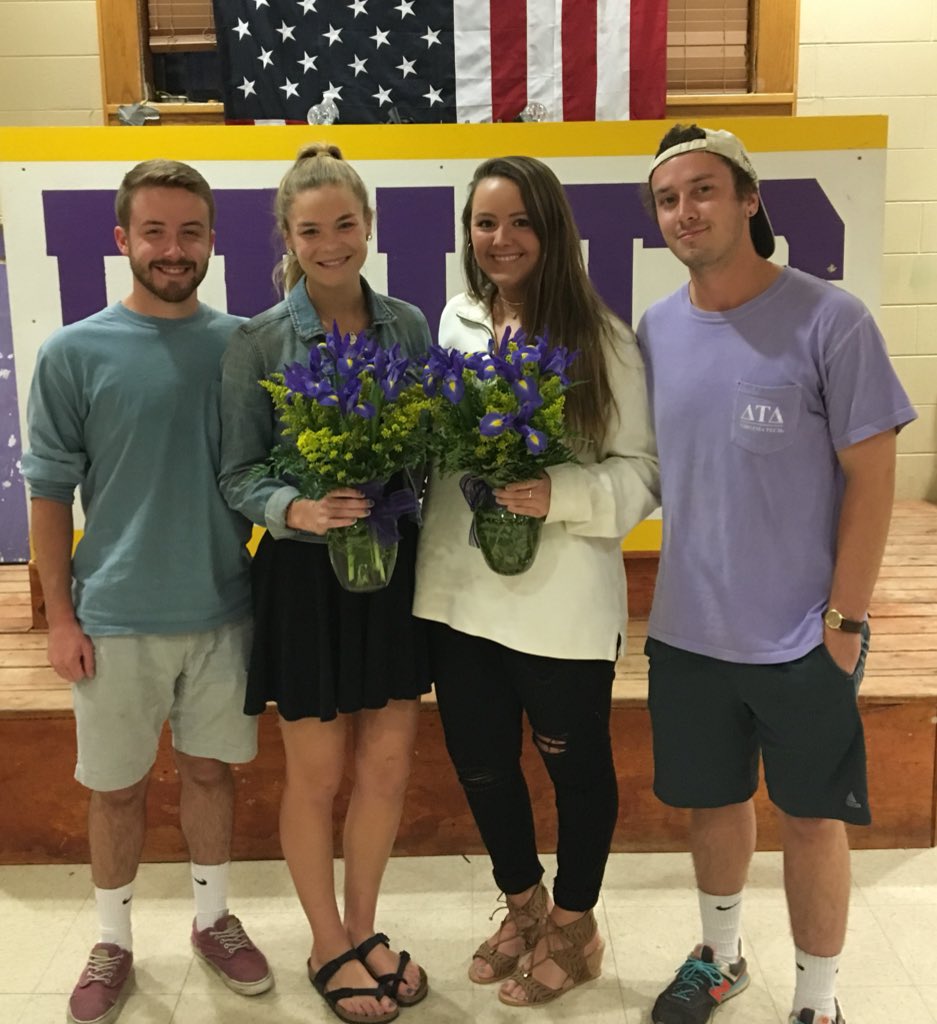 VTDelts's tweet image. Congratulations to Jackie Plummer and Augusta Moss, the two newest sweethearts of DTD!