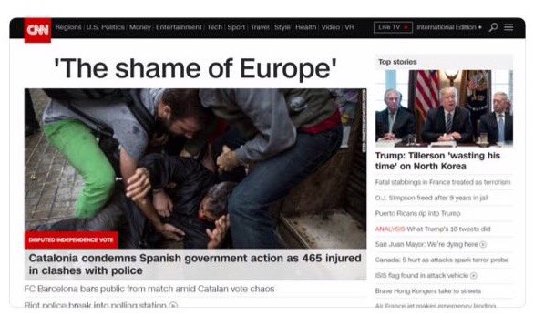 Rajoy: "Hemos sido un ejemplo para el mundo".
Resto del mundo:
