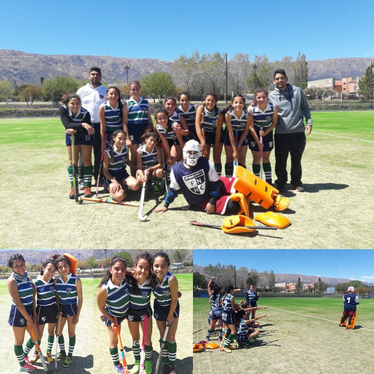 FerroNorteHC's tweet photo. Se volvió al ruedo con una excelente producción  de estas guerreras!!!
#hockeylife
#FNHC💙💚💙💚💙💚 https://t.co/CWpW5wmHzG