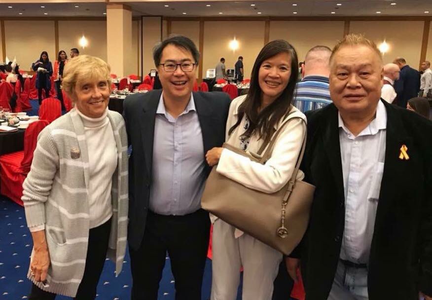 VisionVancouver's tweet photo. Your Vision Education team supporting the important work of @AIDSVancouver at #CelebrityDimSum! #vanpoli https://t.co/211DJnhFCm