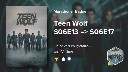 somerh_'s tweet photo. Je viens de débloquer un nouveau badge ! https://t.co/Ra4JWVfB1W #tvtime https://t.co/kZmCmAOl8h