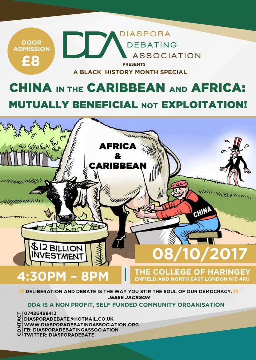 Exactly one week until our #BlackHistoryMonth Special. Looking forward to seeing you there. #DDA