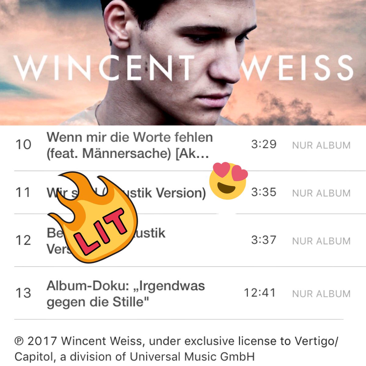 thisisrolands's tweet photo. oooh boii!! 🔥
@Wincent_Weiss

#wennmirdiewortefehlen #maennersache #acappella #feature #wincentweissakustisch
https://t.co/c5bLupq37P https://t.co/FRcAExtC8k