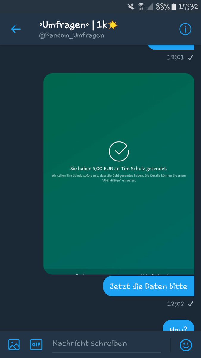 zu_verkaufennnn's tweet photo. 🚫Achtung Scamer🚫
@Random_Umfragen Scammt!
Er war zwischendurch online und ignoriert meine Nachrichten!
Rt=Ehre
@CoatesShop @illusionCrash https://t.co/V7FGfF9Gio