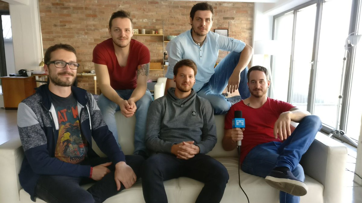 aloryofficial's tweet photo. Attention please 📣 Last friday the bois from Alory were guest at gotv for the upcoming „Hosted by Alory“ #hostedby #posthardcore #vienna https://t.co/Qii85aVz1C