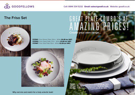 GoodfellowPaul's tweet image. Amazing prices from Goodfellow 's #affordableluxury 
08443345232

goodf.co.uk

Pls RT Chefs
