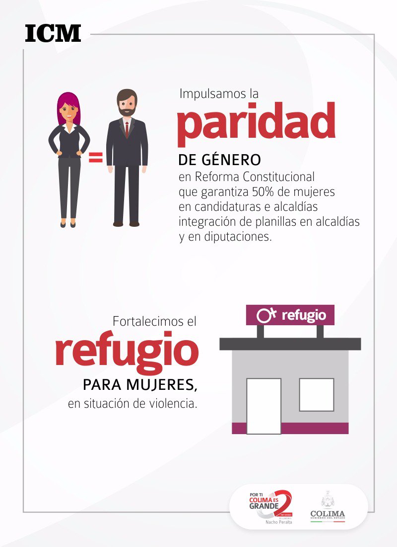 ICMujeresColima's tweet photo. Fortalecimos la atención a mujeres en situación de violencia e impulsamos la paridad de género. #ColimaEsGrande https://t.co/Yn3QVI0XNP