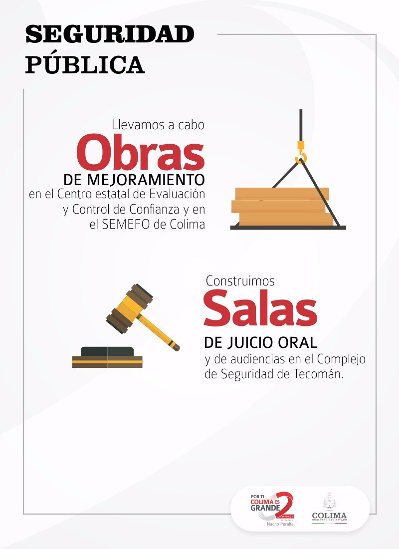FiscaliaColima's tweet photo. Con obras y acciones fortalecimos el Sistema de Procuración de Justicia. #ColimaEsGrande https://t.co/0HXhwhc9AS