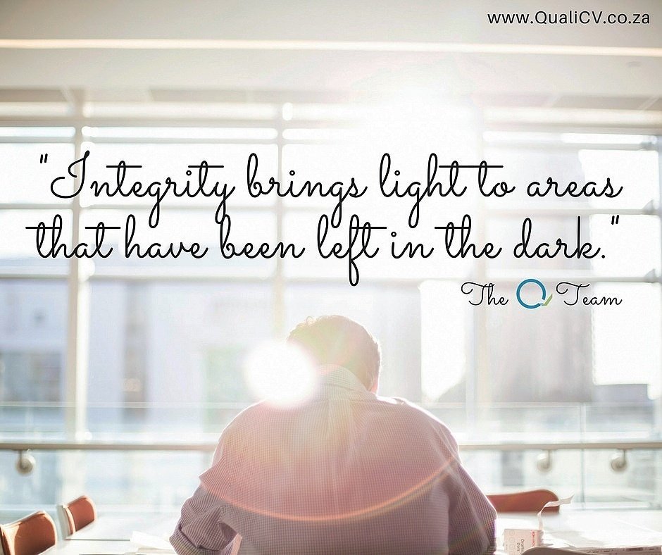 qualicv_za's tweet photo. Do you #qualicv as a #personofintegrity?
https://t.co/jXnTeRrNY6
#SouthAfrica #integrity #transparency #JobSeekersSA #employmentscreening https://t.co/vQEepKac5h