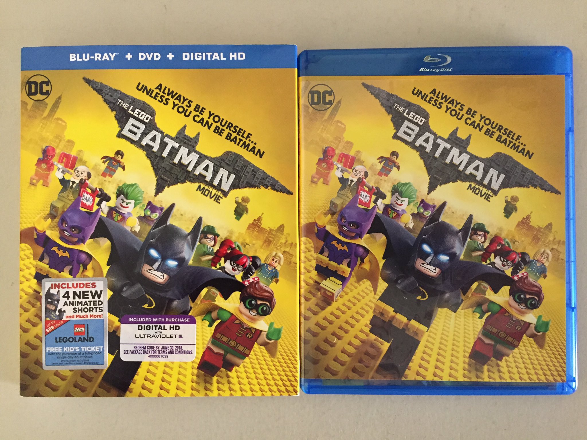 The Lego Batman Movie (Blu-ray + DVD) 