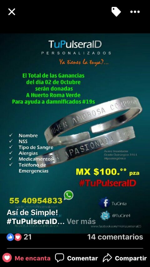 balde_mmm's tweet photo. Así de Simple!
#TuPulseraID
#Comparte Whats app 5540954833 https://t.co/Zsipr9BFuu