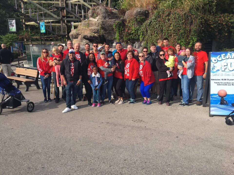 Hazels first Target volunteer event