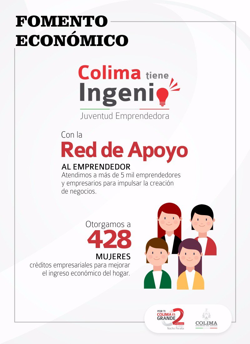 SefomeColima's tweet photo. Impulsamos a más de 5 mil personas empresarias y emprendedoras, para la creación de nuevos negocios. #ColimaEsGrande https://t.co/RsexaM7VzO