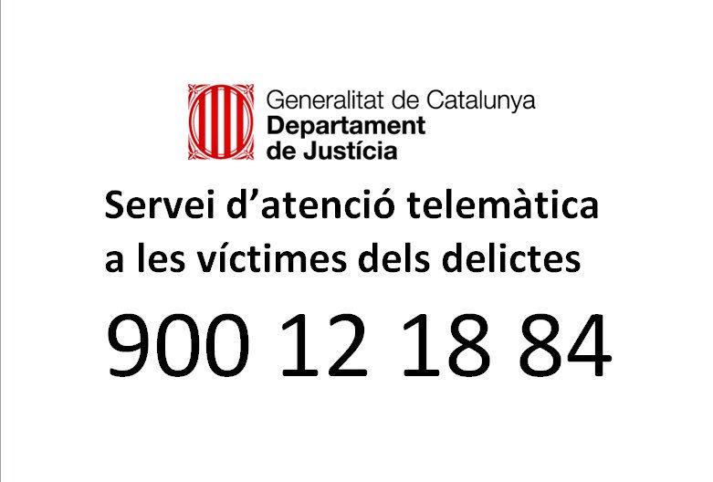 govern's tweet photo. 📢 Si sou víctimes d'una agressió, aneu a urgències i denuncieu-ho als @mossos. Si necessiteu més informació, truqueu aquí ☎️. https://t.co/5PHmkifPjY