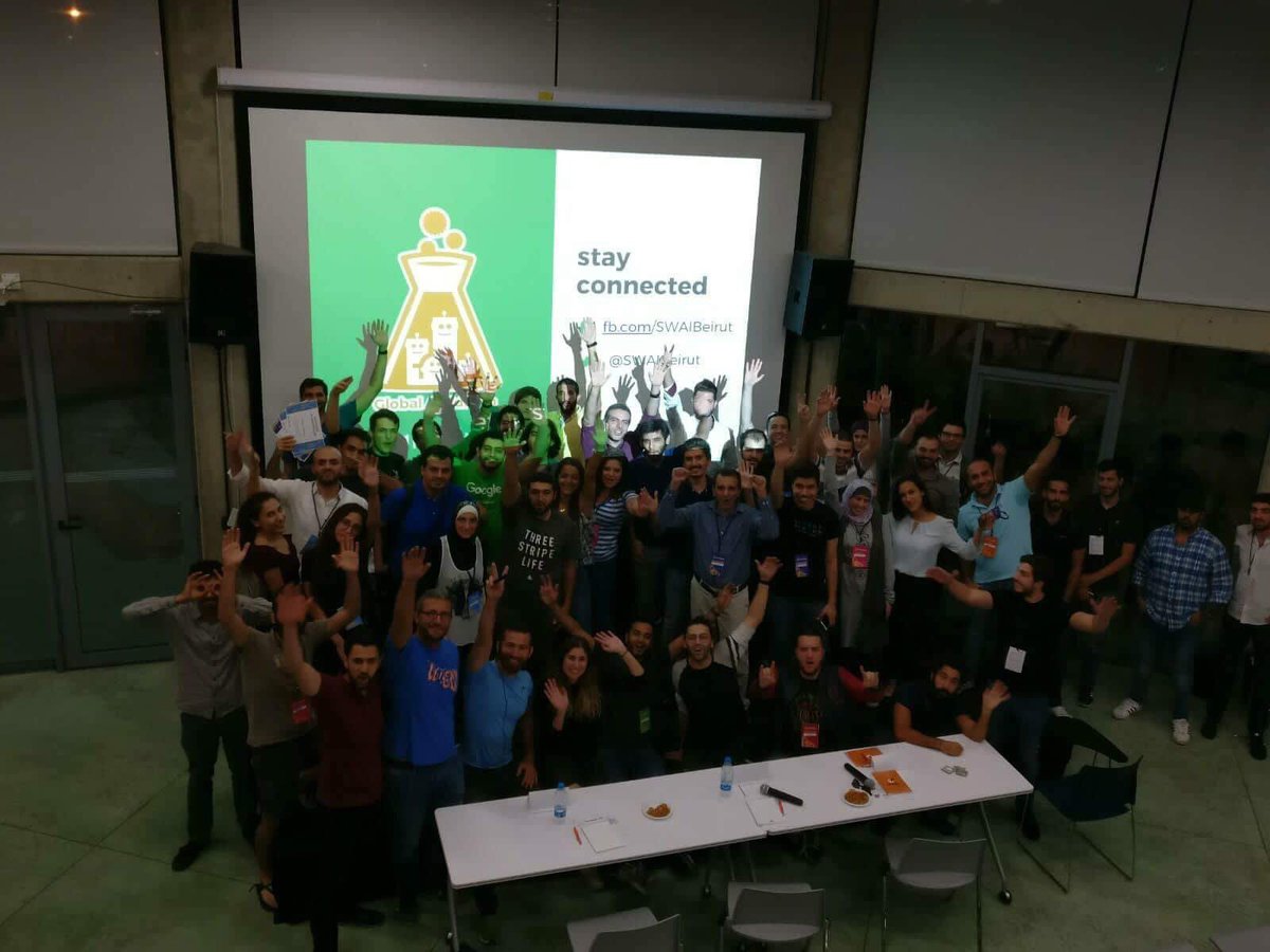 SWBeirutAI's tweet photo. #thankyou everyone for coming 
You made this #startupWeekend a great one 
#SWBeirutAI #GSWAI https://t.co/XkBI4Q3DCR