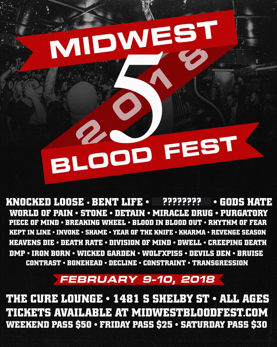 Ldb Fest On Twitter Midwest Blood Fest 5 Get Your Tickets At