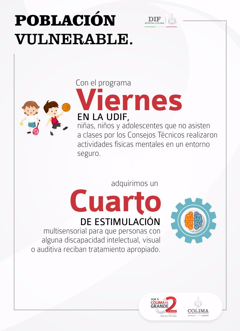 difestatalcoli1's tweet photo. Pusimos en marcha el programa Viernes en la UDIF y adquirimos un cuarto de estimulación multisensorial.  #ColimaEsGrande https://t.co/Kroo4UPGcR